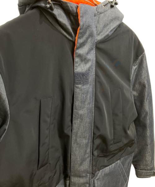 ARMANI EXCHANGE（アルマーニ エクスチェンジ）ARMANI EXCHANGE (アルマーニ エクスチェンジ) フーデッドコート ネイビー サイズ:Sの古着・服飾アイテム