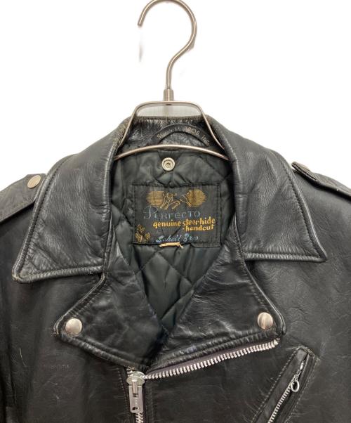 Schott（ショット）Schott (ショット) 50Sヴィンテージワンスターダブルライダース ジャケット ブラック サイズ:40の古着・服飾アイテム
