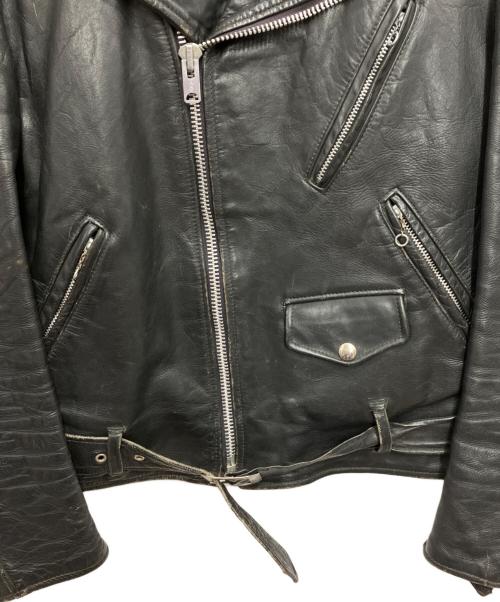 Schott（ショット）Schott (ショット) 50Sヴィンテージワンスターダブルライダース ジャケット ブラック サイズ:40の古着・服飾アイテム
