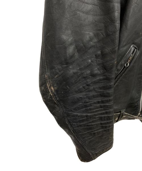 Schott（ショット）Schott (ショット) 50Sヴィンテージワンスターダブルライダース ジャケット ブラック サイズ:40の古着・服飾アイテム