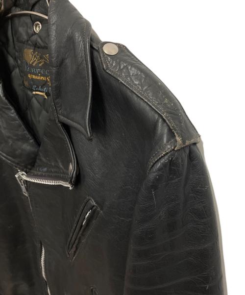 Schott（ショット）Schott (ショット) 50Sヴィンテージワンスターダブルライダース ジャケット ブラック サイズ:40の古着・服飾アイテム