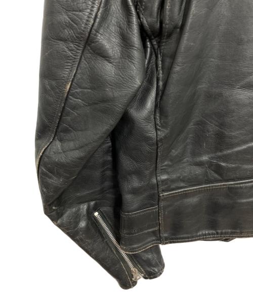 Schott（ショット）Schott (ショット) 50Sヴィンテージワンスターダブルライダース ジャケット ブラック サイズ:40の古着・服飾アイテム