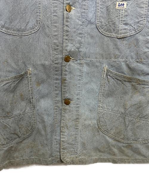 LEE（リー）LEE (リー) 98-J 50's ロングLボタン ヴィンテージカバーオール ブルー サイズ:40の古着・服飾アイテム