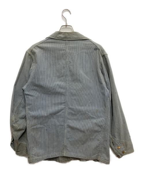 LEE（リー）LEE (リー) 98-J 50's ロングLボタン ヴィンテージカバーオール ブルー サイズ:40の古着・服飾アイテム