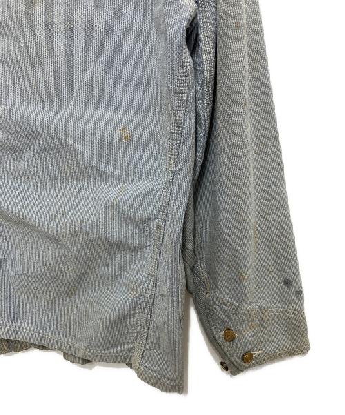 LEE（リー）LEE (リー) 98-J 50's ロングLボタン ヴィンテージカバーオール ブルー サイズ:40の古着・服飾アイテム