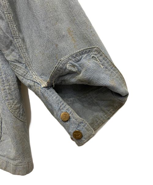 LEE（リー）LEE (リー) 98-J 50's ロングLボタン ヴィンテージカバーオール ブルー サイズ:40の古着・服飾アイテム