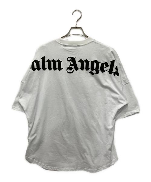 Palm Angels（パーム エンジェルス）Palm Angels (パーム エンジェルス) ロゴTシャツ ホワイト サイズ:Lの古着・服飾アイテム