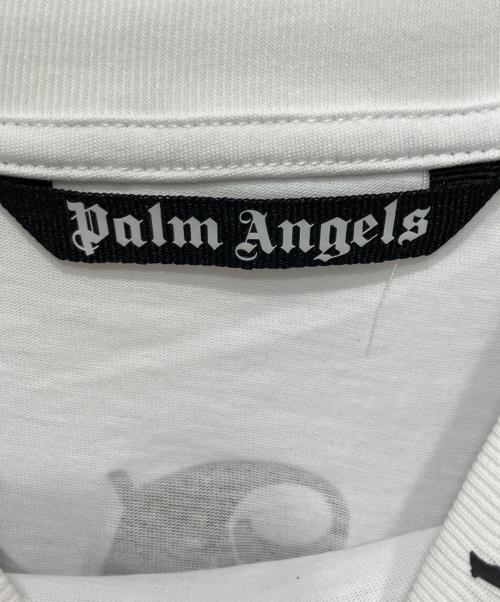 Palm Angels（パーム エンジェルス）Palm Angels (パーム エンジェルス) ロゴTシャツ ホワイト サイズ:Lの古着・服飾アイテム