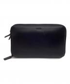 TUMIトゥミ）の古着「NASSAU トリプル・ジップ・クラッチ」｜ブラック