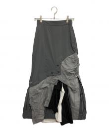 UN3D.（アンスリード）の古着「PATTERN MIX SHIRT SK」｜グレー