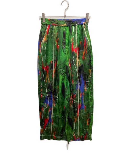 OMMO（オーエムエムオー）OMMO (オーエムエムオー) リラックスパンツ グリーン サイズ:38の古着・服飾アイテム