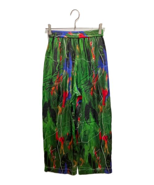 OMMO（オーエムエムオー）OMMO (オーエムエムオー) リラックスパンツ グリーン サイズ:38の古着・服飾アイテム