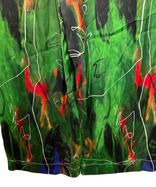 OMMO（オーエムエムオー）OMMO (オーエムエムオー) リラックスパンツ グリーン サイズ:38の古着・服飾アイテム