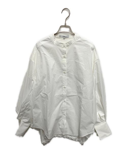 UN3D.（アンスリード）UN3D. (アンスリード) W TRIANGLE TUCK SH ホワイト サイズ:38の古着・服飾アイテム