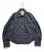 OMMOオーエムエムオー）の古着「SQUARE SLEEVE JK」｜インディゴ