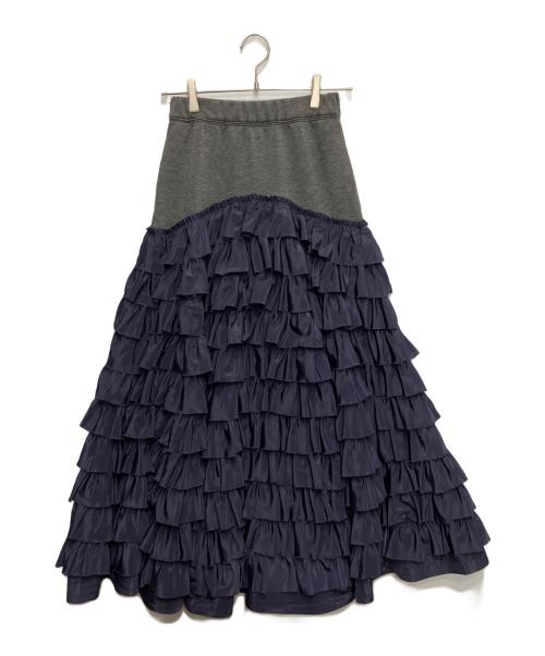 OMMO（オーエムエムオー）OMMO (オーエムエムオー) スカート パープル サイズ:36の古着・服飾アイテム