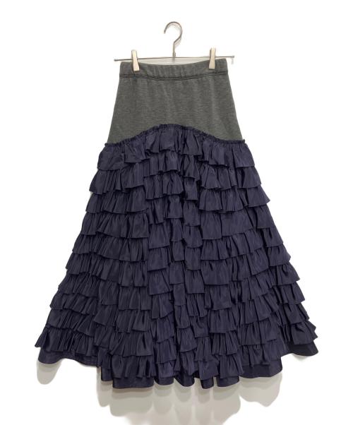 OMMO（オーエムエムオー）OMMO (オーエムエムオー) スカート パープル サイズ:36の古着・服飾アイテム