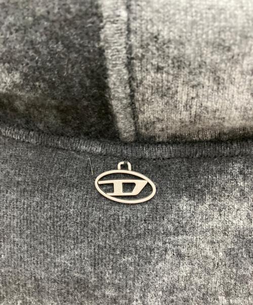 DIESEL（ディーゼル）DIESEL (ディーゼル) m-hermineウールWジップパーカー グレー サイズ:XSの古着・服飾アイテム