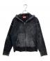 DIESEL（ディーゼル）の古着「m-hermineウールWジップパーカー」｜グレー