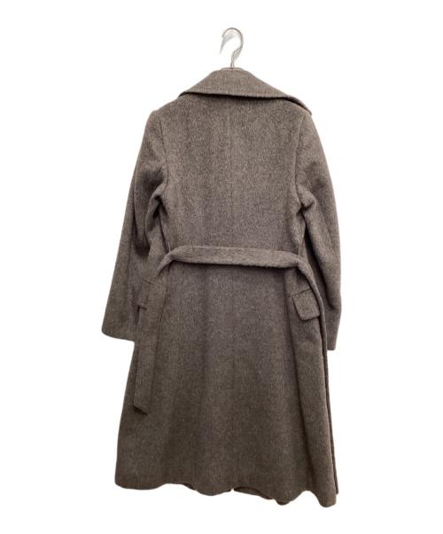 BROOKS BROTHERS（ブルックスブラザーズ）BROOKS BROTHERS (ブルックスブラザーズ) モヘヤウールロングコート グレー サイズ:2の古着・服飾アイテム