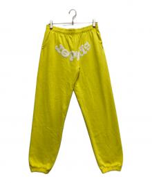 SP5DER（スパイダー）の古着「スウェットパンツ」｜イエロー