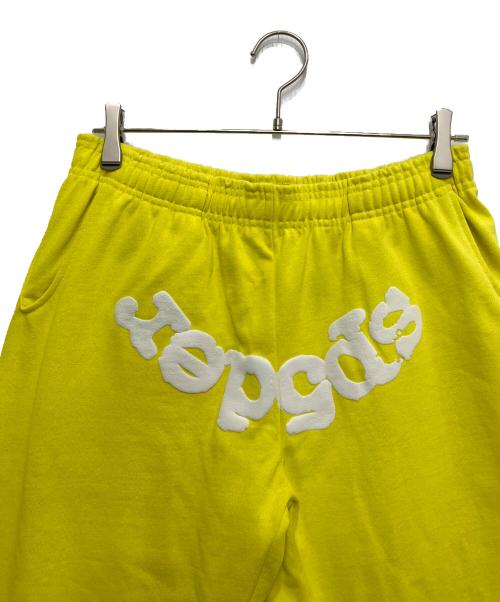 SP5DER（スパイダー）SP5DER (スパイダー) スウェットパンツ イエロー サイズ:Mの古着・服飾アイテム