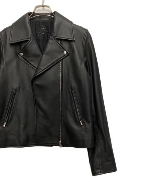 23区（ニジュウサンク）23区 (ニジュウサンク) ラムレザージャケット ブラック サイズ:38の古着・服飾アイテム