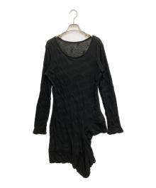 YOHJI YAMAMOTO（ヨウジヤマモト）の古着「ELLIPSE JQ SIDE HOLE L SLV PO」｜ブラック