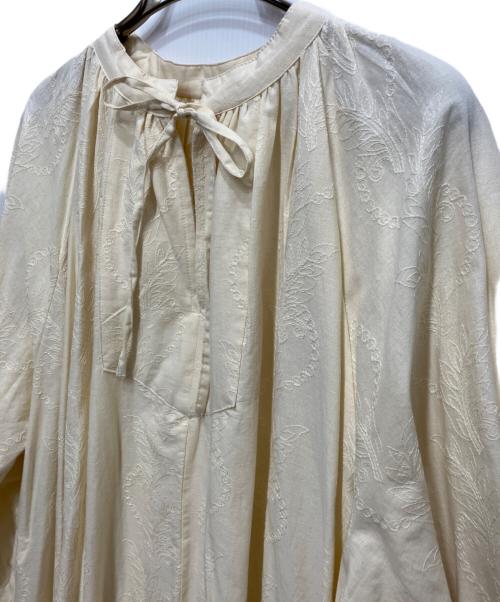 freada（フリーダ）freada (フリーダ) ブラウスワンピース ベージュ サイズ:freeの古着・服飾アイテム