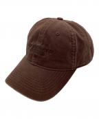 A BATHING APEア ベイシング エイプ）の古着「Moonface embroidered twill cap」｜ブラウン
