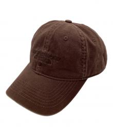 A BATHING APE（アベイシングエイプ）の古着「Moonface embroidered twill cap」｜ブラウン