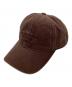 A BATHING APE（ア ベイシング エイプ）の古着「Moonface embroidered twill cap」｜ブラウン