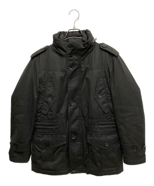 BURBERRY LONDON（バーバリーロンドン）BURBERRY LONDON (バーバリーロンドン) 裏地チェックキルティングライナー付ジャケット ブラック サイズ:Mの古着・服飾アイテム