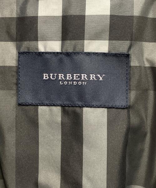 BURBERRY LONDON（バーバリーロンドン）BURBERRY LONDON (バーバリーロンドン) 裏地チェックキルティングライナー付ジャケット ブラック サイズ:Mの古着・服飾アイテム