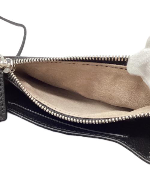 IACUCCI（イアクッチ）IACUCCI (イアクッチ) アバ ウォレットショルダー CERVO ブラックの古着・服飾アイテム