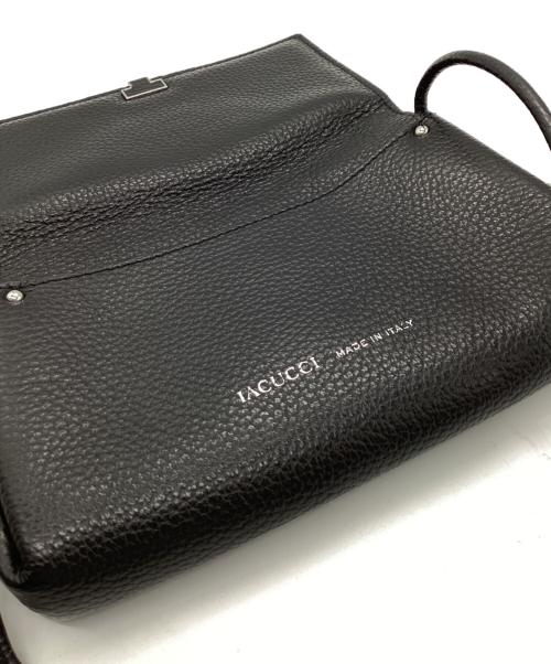 IACUCCI（イアクッチ）IACUCCI (イアクッチ) アバ ウォレットショルダー CERVO ブラックの古着・服飾アイテム