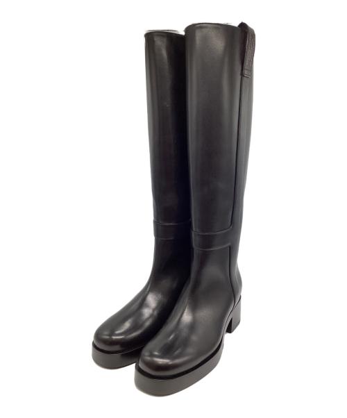 HERMES（エルメス）HERMES (エルメス) ブーツ《ホース》 ブラック サイズ:36 1/2の古着・服飾アイテム