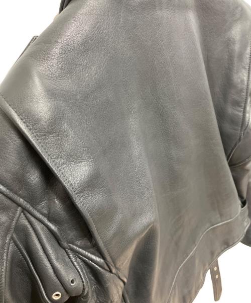 HARLEY-DAVIDSON（ハーレーダビッドソン）HARLEY-DAVIDSON (ハーレーダビッドソン) レザーダブルライダースジャケット ブラック サイズ:Ｌの古着・服飾アイテム