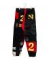 SUPREME (シュプリーム) Patchwork Sweatpant ブラック×レッド サイズ:S：18000円