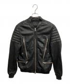 ALL SAINTSオールセインツ）の古着「レザージャケット」｜ブラック