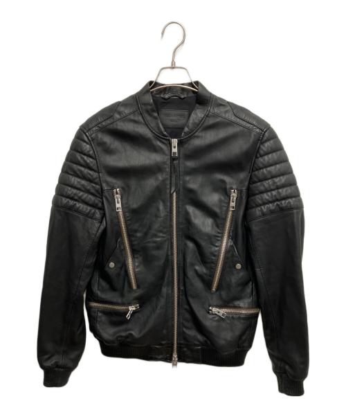 ALL SAINTS（オールセインツ）ALL SAINTS (オールセインツ) レザージャケット ブラック サイズ:Sの古着・服飾アイテム