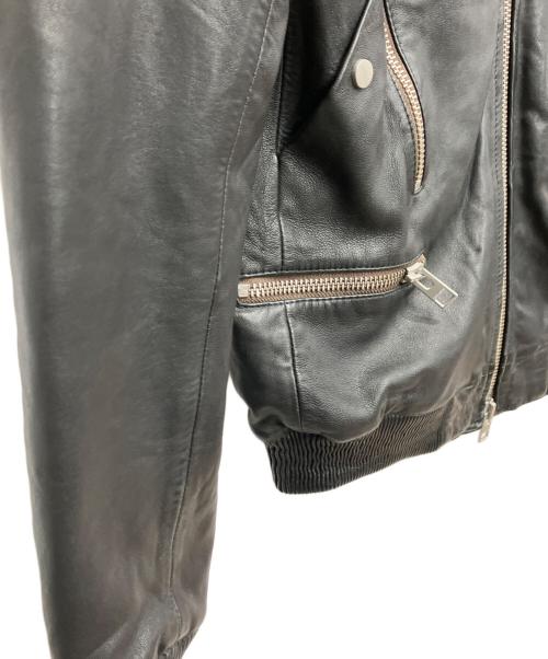 ALL SAINTS（オールセインツ）ALL SAINTS (オールセインツ) レザージャケット ブラック サイズ:Sの古着・服飾アイテム