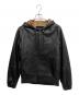 COACH（コーチ）の古着「レザー トレーナージャケット」｜ブラック