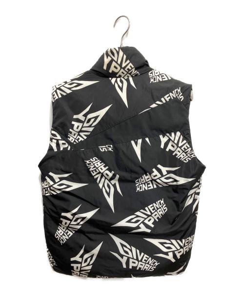 GIVENCHY（ジバンシィ）GIVENCHY (ジバンシィ) リバーシブル中綿ベスト ブラック×ホワイト サイズ:46の古着・服飾アイテム