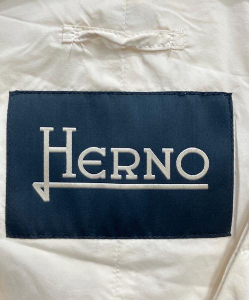 HERNO（ヘルノ）HERNO (ヘルノ) エコダウンシングルジレ ホワイト サイズ:50の古着・服飾アイテム
