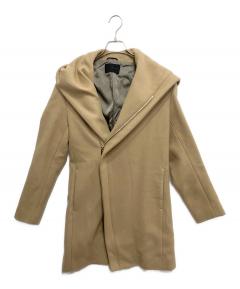 中古・古着通販】HYKE (ハイク) MELTON HOODED WORK COAT/メルトン