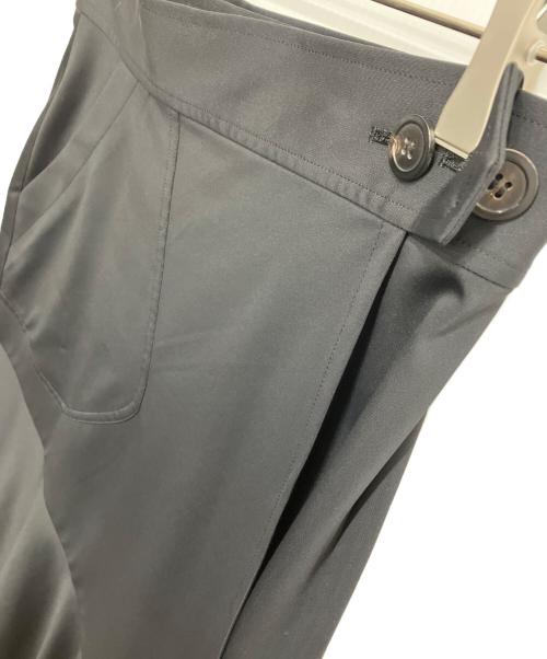 THE TOKYO（ザトーキョー）THE TOKYO (ザトーキョー) WASHABLE HIGH FANCTION JERSEY WRAP SKIRT ブラック サイズ:36の古着・服飾アイテム