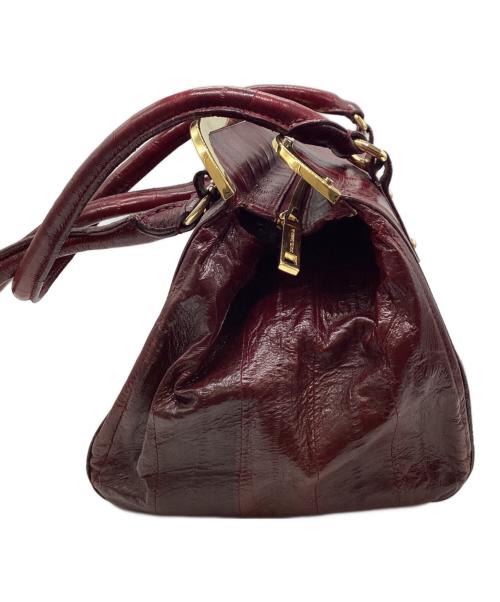 DOLCE & GABBANA（ドルチェ＆ガッバーナ）DOLCE & GABBANA (ドルチェ＆ガッバーナ) ハンドバッグ レッドの古着・服飾アイテム