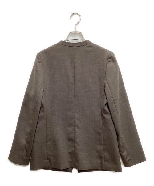 Spick and Span（スピック＆スパン）Spick and Span (スピックアンドスパン) ダブルクロスVカラージャケット グレー サイズ:34の古着・服飾アイテム