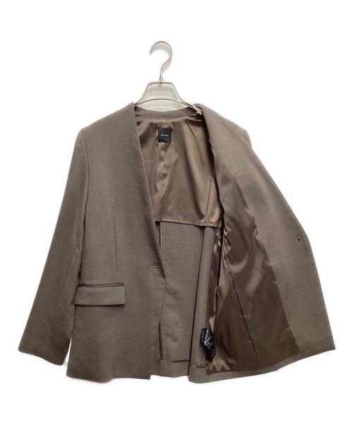 Spick and Span（スピック＆スパン）Spick and Span (スピックアンドスパン) ダブルクロスVカラージャケット グレー サイズ:34の古着・服飾アイテム